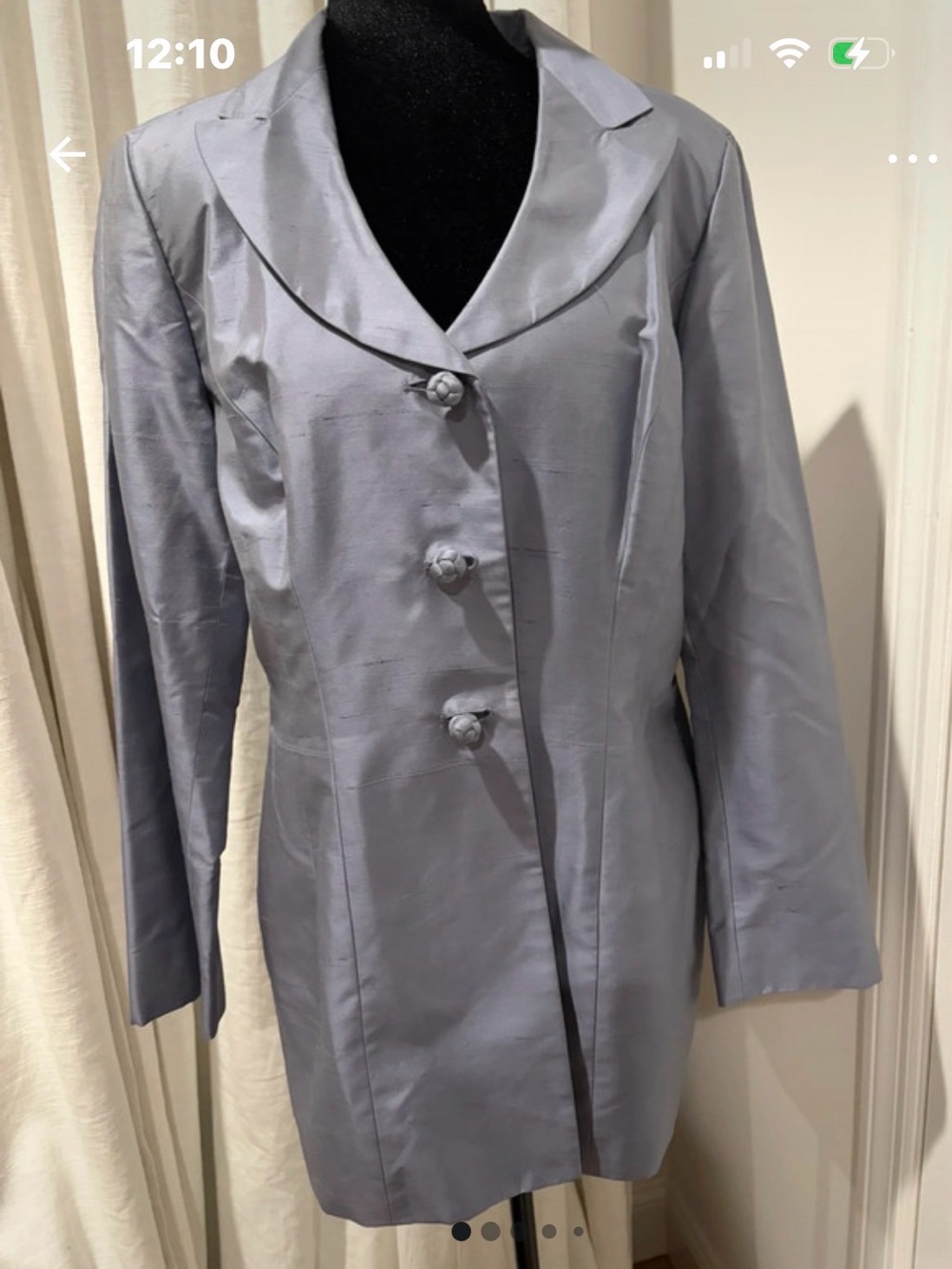 Light Gray Women's Tailored suit Jacket and pants